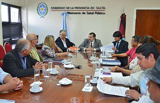 Se realizó la primera reunión paritaria del año con los gremios de Salud
