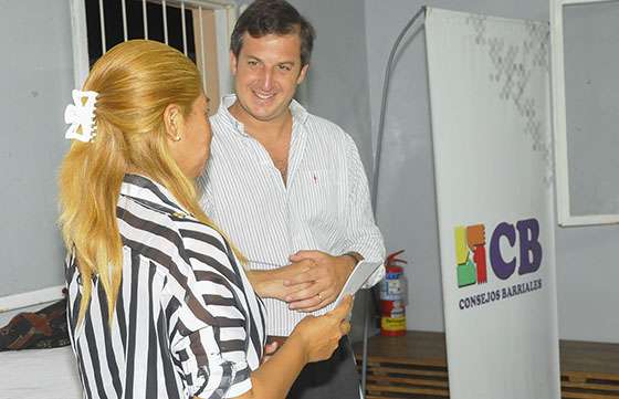 Sylvester destacó la voluntad de los vecinos por superarse y cambiar su realidad