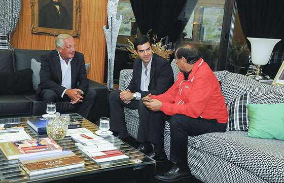 Urtubey recibió al gobernador jujeño Eduardo Fellner