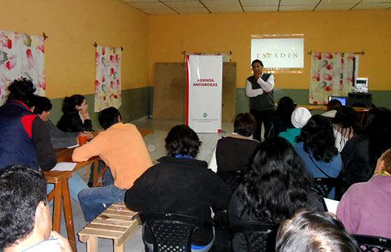 La Agencia Antidrogas continúa trabajando en tareas preventivas en los diferentes barrios de Salta