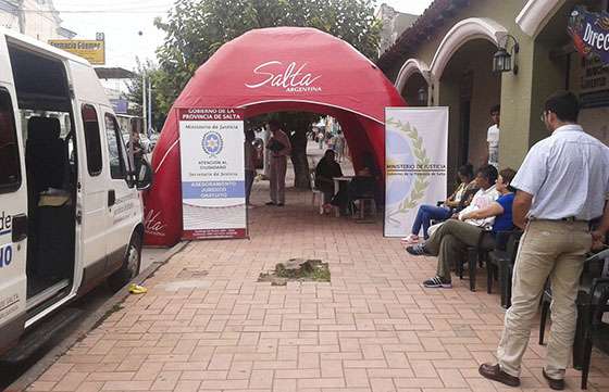 En Rosario de la Frontera el Ministerio de Justicia brindó asesoramiento jurídico gratuito