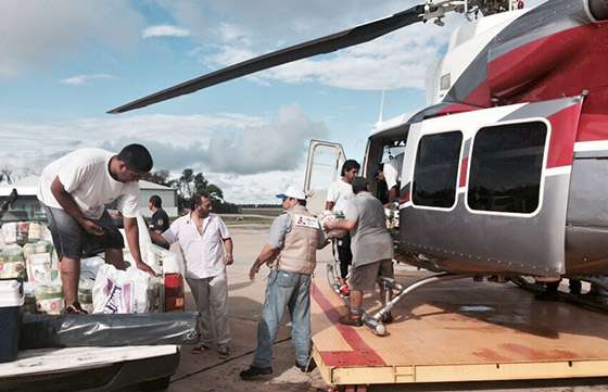 La Provincia sumó otro helicóptero al Puente Aéreo en el norte provincial