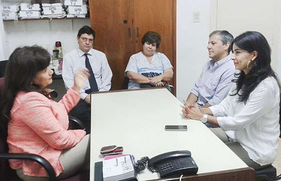 Cansino y Abeleira se reunieron con la Jueza de Familia de Tartagal