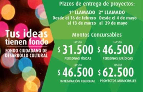 Asesoramiento personalizado y talleres sobre el Fondo Ciudadano de Desarrollo Cultural y Turístico  2015