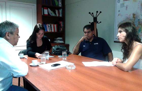 La ministra Calletti se reunió con el intendente Molinos
