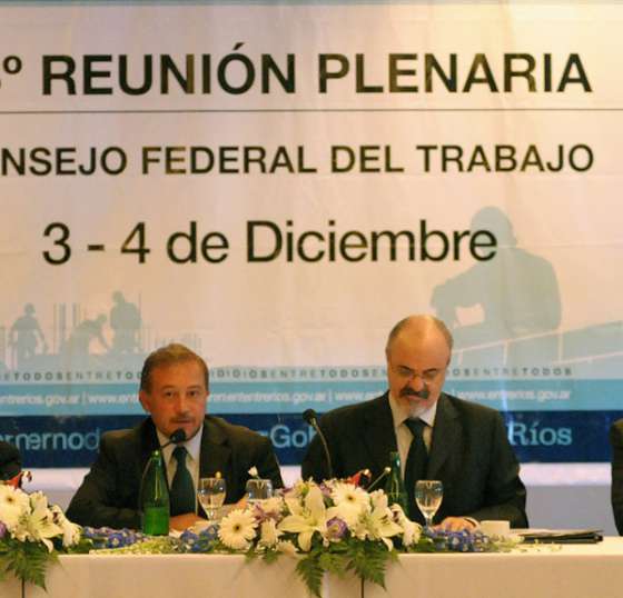 El ministro Fortuny presidió el Plenario del Consejo Federal del Trabajo