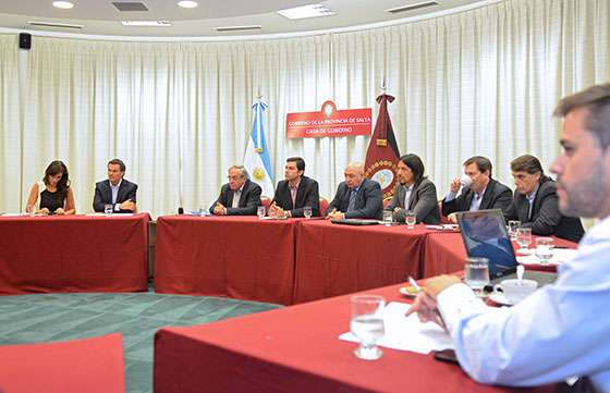 La situación en el  norte provincial  y la asistencia a familias afectadas fueron analizadas por el  gabinete provincial