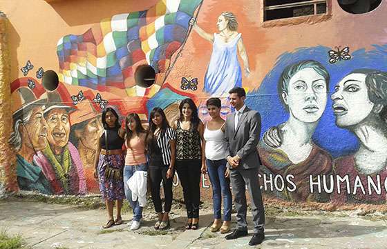 Derechos Humanos inauguró un mural en homenaje a la lucha de las mujeres