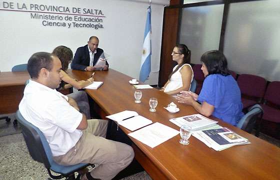 Planifican proyectos científicos con el Instituto de Bio y Geociencias