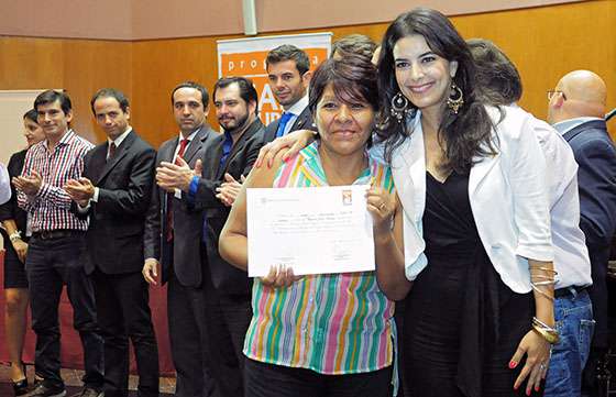 Derechos Humanos entregó certificados a las titulares del programa Juana Azurduy