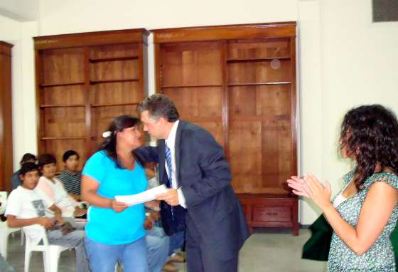 Entregaron certificados a emprendedores que aprenden oficios 