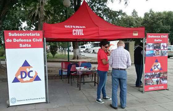 Defensa Civil continúa con la campaña preventiva en localidades vulnerables