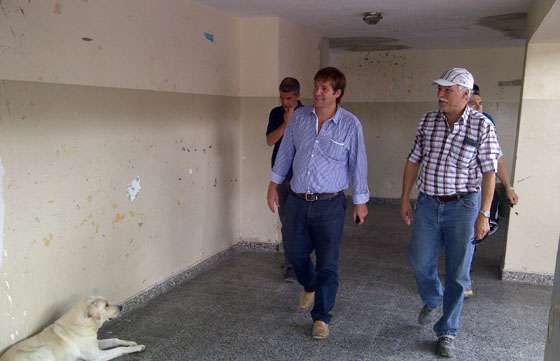 Avanza la refacción y ampliación de la escuela Bernabé López de la localidad de Vaqueros