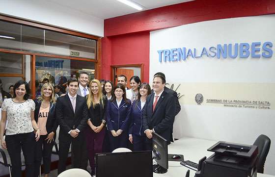 Se inauguró la oficina comercial del Tren a las Nubes