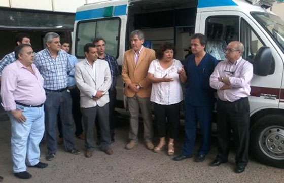 El hospital San Vicente de Paul recibió una ambulancia 0 km