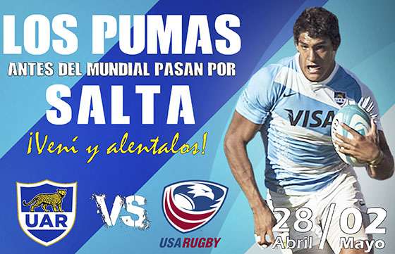 Con dos encuentros de primer nivel, Salta recibe a Los Pumas