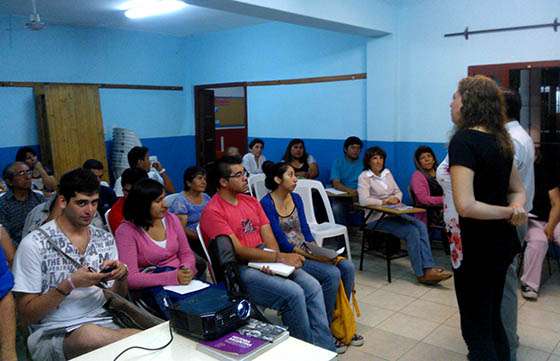 Se capacitó a los operadores Socio-terapéuticos y Agentes de Prevención en la ciudad de Cafayate