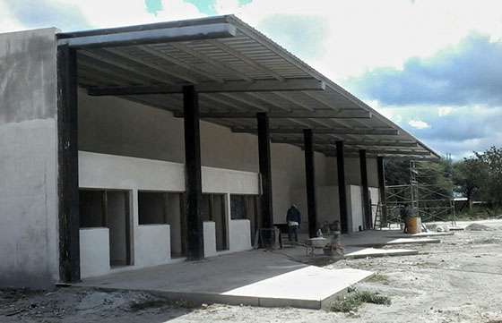 Está pronta a finalizar la obra del parador para colectivos en Santa Victoria Este