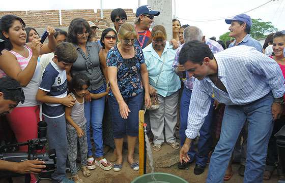 Más de 300 familias se benefician con el servicio de agua potable en Joaquín V.González