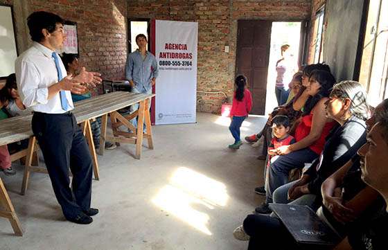El barrio “Juan Manuel de Rosas” se suma a las actividades de prevención de la Agencia Antidrogas