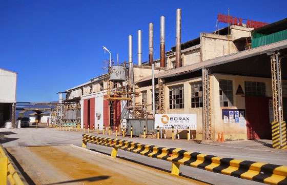 Minería controló plantas de procesamiento de boratos en Campo Quijano