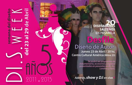 Con un desfile de autor se lanzará la 5ª Semana de Diseño