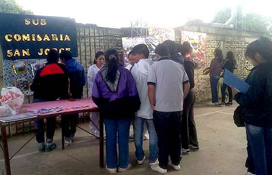Un intenso trabajo desarrolla la Policía Comunitaria en Rosario de Lerma