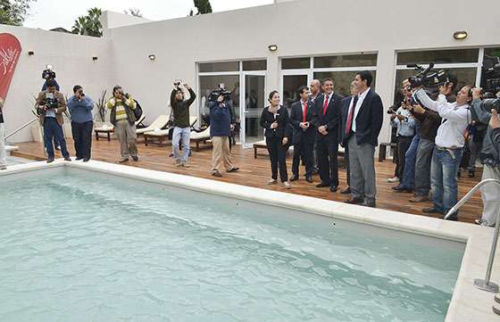 Se inauguró  la primera etapa de las obras de refacción  del hotel Termas de Rosario de la Frontera