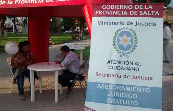 En Embarcación y Tartagal se brindó asesoramiento jurídico gratuito