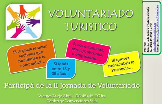 Se realizará el viernes la II Jornada de Voluntariado Turístico