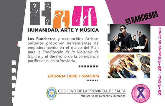 Humanidad, Arte y Música por una Salta libre de violencia