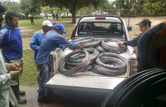Pequeños productores de Tartagal recibieron elementos para mejoras de infraestructura productiva