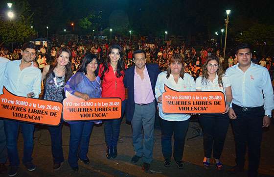 Con gran convocatoria se desarrolló en Orán el ciclo contra la violencia de género