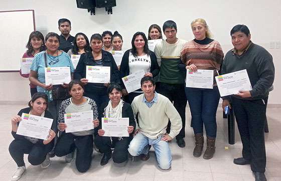 La Agencia Antidrogas entregó certificados de Agentes Preventivos en el barrio 20 de Junio