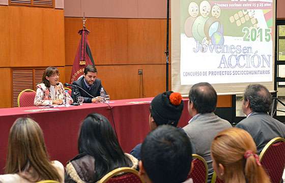 El Ministerio de Gobierno lanzó el concurso Jóvenes en Acción por tercer año consecutivo