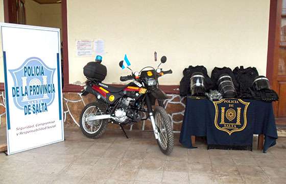 Dependencias del Valle de Lerma recibieron motos para fortalecer el patrullaje preventivo