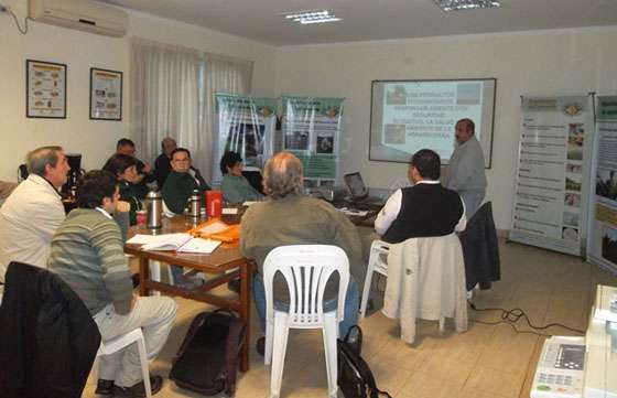 Miembros de COPROTAB se capacitaron en tratamiento de envases de productos fitosanitarios