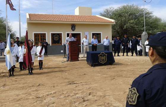 El Gobierno reforzó la seguridad en Rivadavia Banda Sur con un nuevo puesto policial