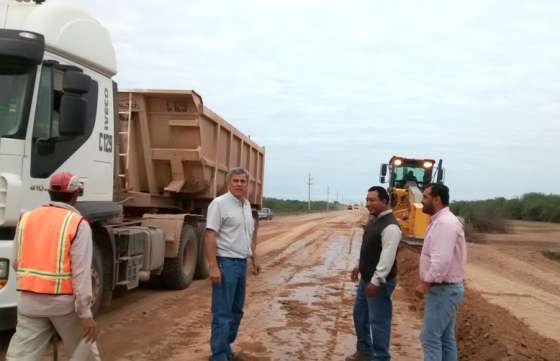 Supervisaron avances de obra en la Ruta provincial N° 13