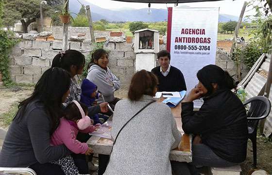 El barrio 23 de Agosto se suma a las tareas de prevención de la Agencia Antidrogas