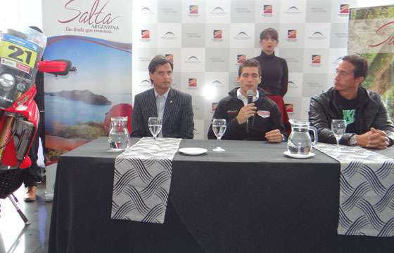 El piloto salteño Kevin Benavides anunció que correrá el Dakar 2016