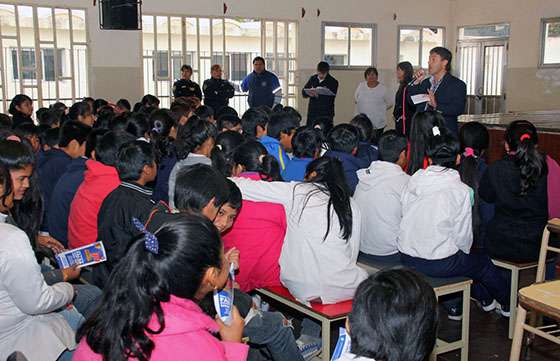 Capacitación integral del Ministerio de Seguridad en escuelas de Salta