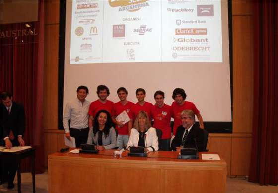 Estudiantes salteños ganadores del Desafío Sebrae Argentina 2009  