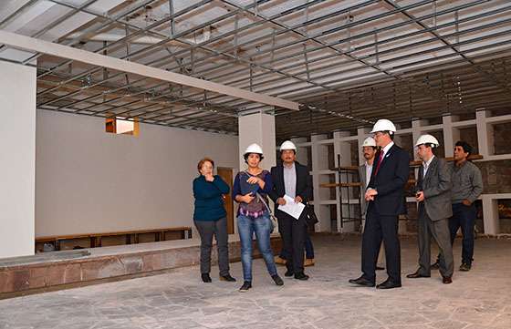 Avanza la obra de refacción en el Museo Antropológico