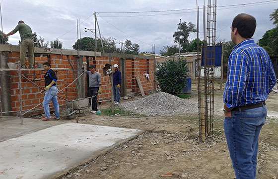 El ministro de Seguridad supervisó la construcción de la nueva base operativa en Orán