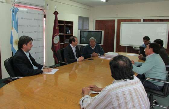 El Ministro de Ambiente recibió a pequeños productores de Molinos