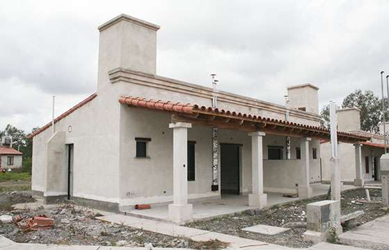 El IPV construye más de cien casas en Campo Quijano