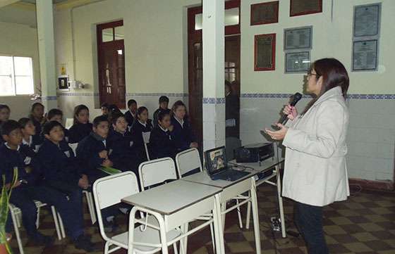 Se dictó una charla sobre prevención de violencia estudiantil en villa San José