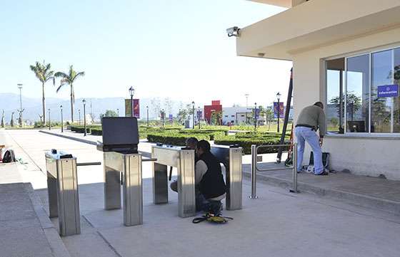 Se habilitaron molinetes con registro digital de huellas en el Parque del Bicentenario
