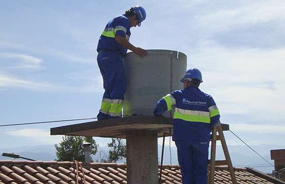 Aguas del Norte ejecutó trabajos de detección de pérdidas en grandes establecimientos